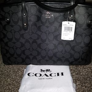 Coach drawstring carry-all bag
